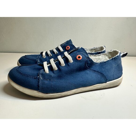 BEACH PISMO CASUAL CANVAS SNEAKER SIZE 11 SLIP ON‎ WASHABLE SUSTAINABLE - Picture 1 of 6